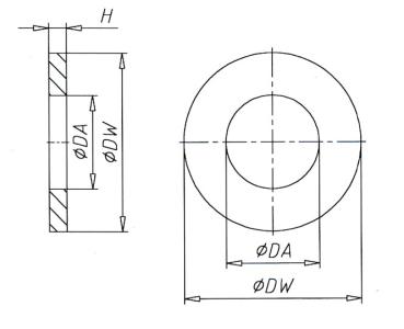 Preview: Scheibe DIN 125 - 17 -B - St
